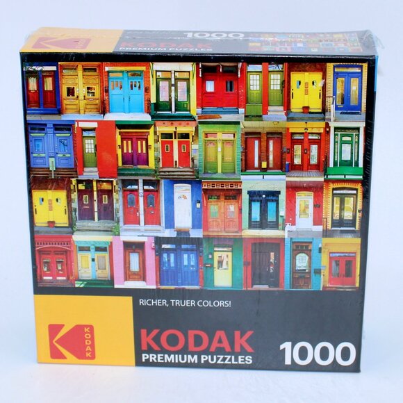 Cra-Z-Art Other - Kodak Premium Colorful Montreal Doors 1000 Pc. Puzzle 19.25 In. × 26.625 In.